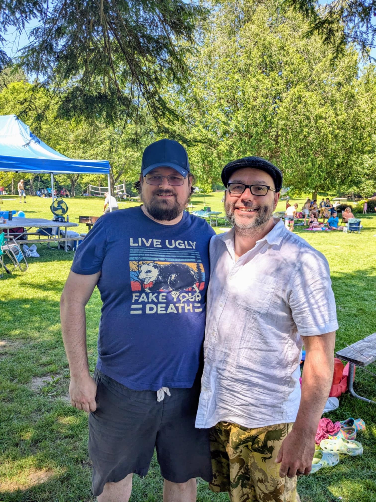 Two old friends at Gilbert Lake